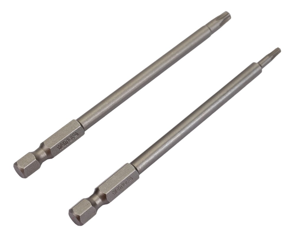 Бита TORX SECURITY Т10, Т25, 100 мм, 2 шт YATO YT-0490