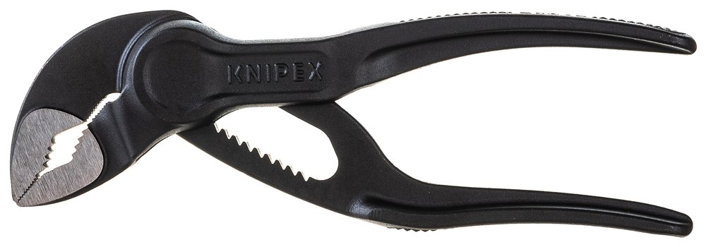 Переставные клещи Knipex Cobra XS, 24 мм (1'), 100 мм, серые, KN-8700100BK
