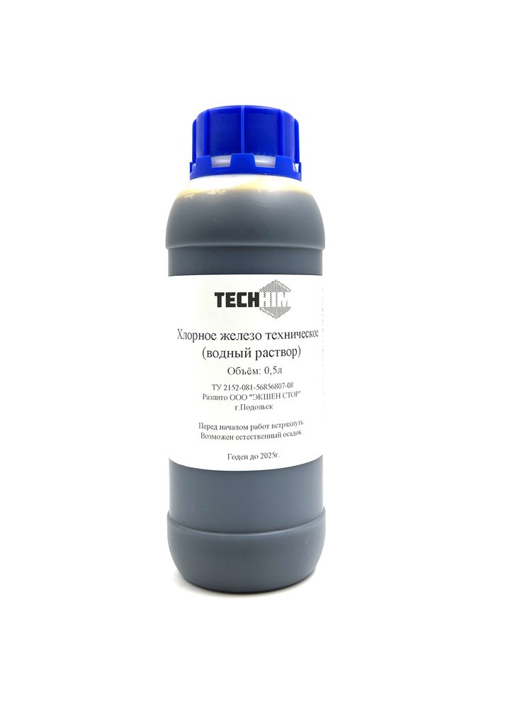 Хлорное железо жидкое 0.5 л. TECHHIM TH-ZHFECL-500