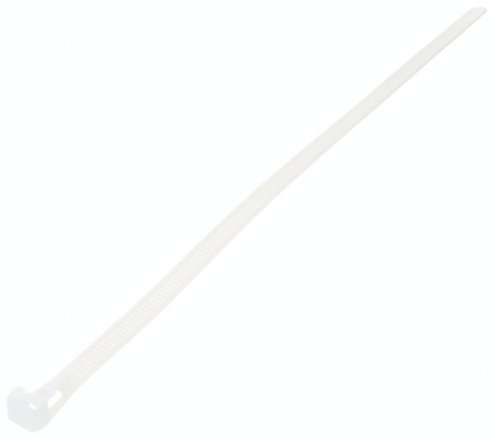 Нейлоновые разъемные стяжки FORTISFLEX КСР 7.5х250 белый 100 штук 61032