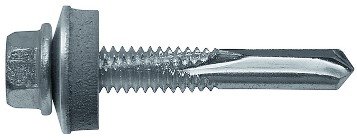 Самосверлящий винт Fasty sd12 c шайбой, 5.5x35 мм, Magnisilver 1000hrs, 250 шт. P15055350AMS