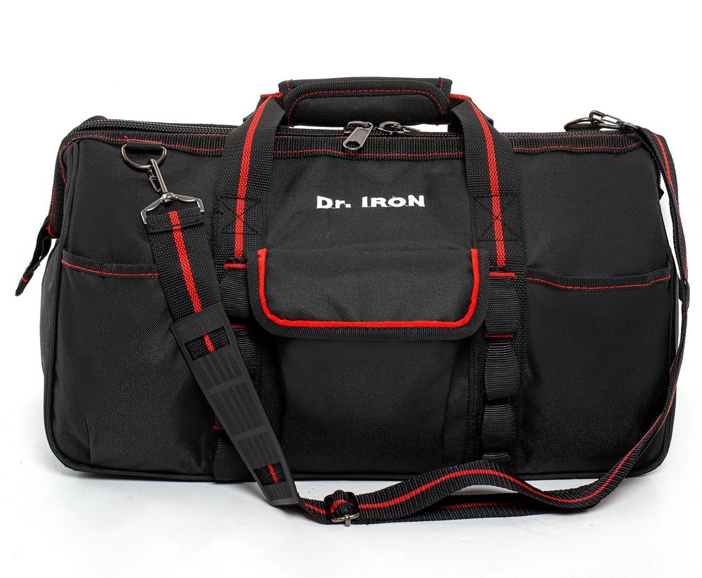Сумка для инструмента с ремнем Dr. IRON 445x205x275 мм DR1034