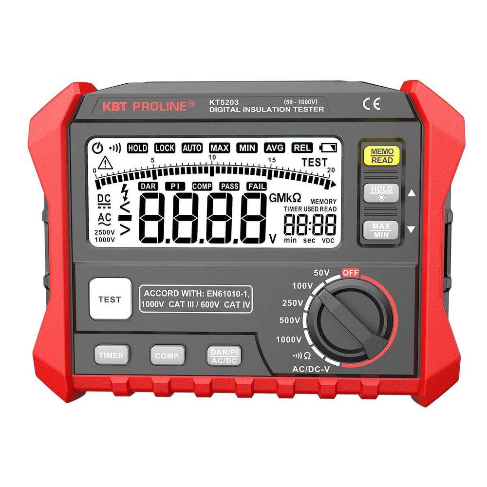 Цифровой мегаомметр КВТ KT 5203 PROLINE 89638