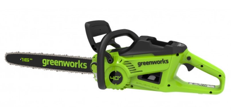 Аккумуляторная цепная пила Greenworks 40V, 40 см, 2000 Вт, бесщеточная, без АКБ И ЗУ 2008807