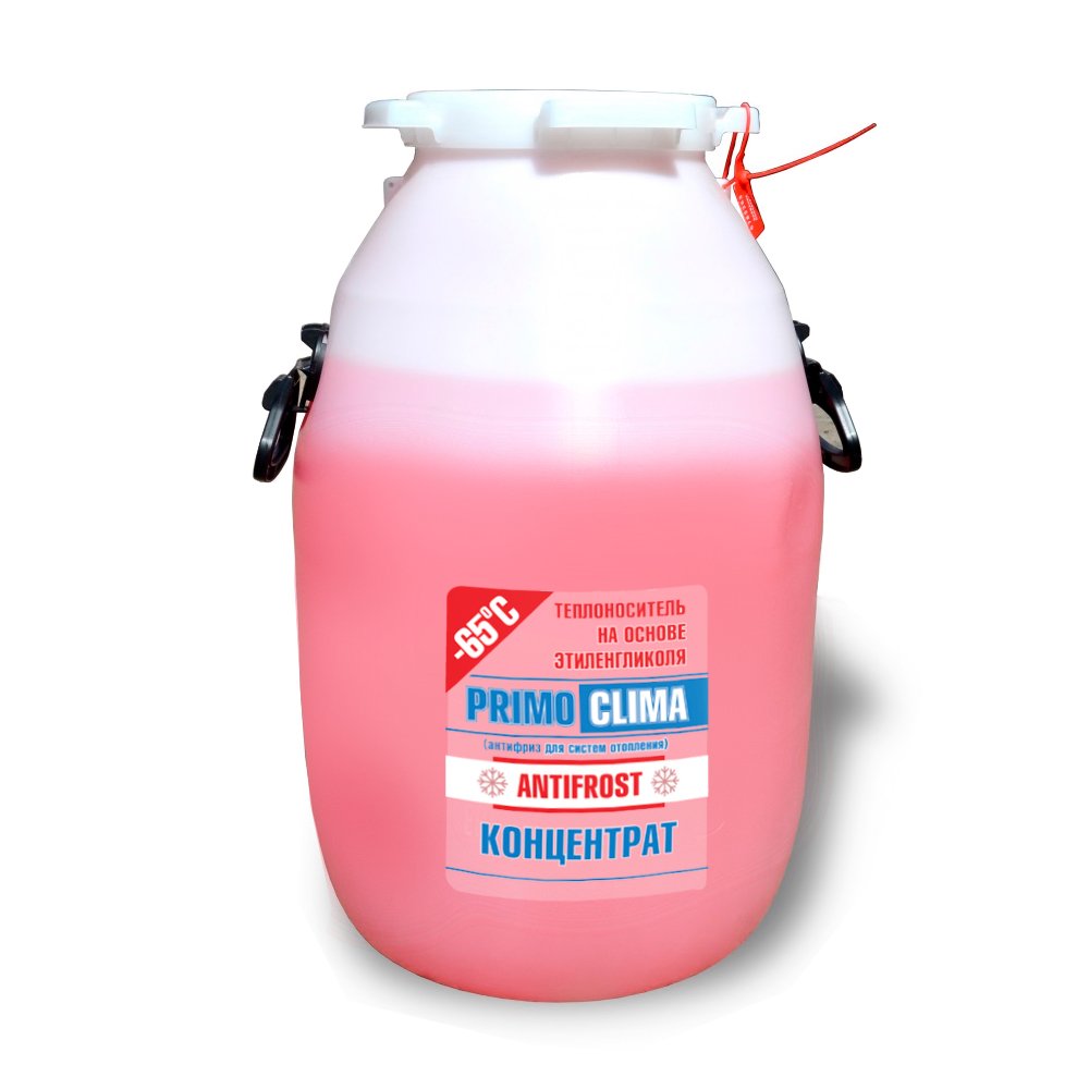 Теплоноситель концентрат Этиленгликоль -65C, 50 кг, бочка Primoclima Antifrost PA-65C 50