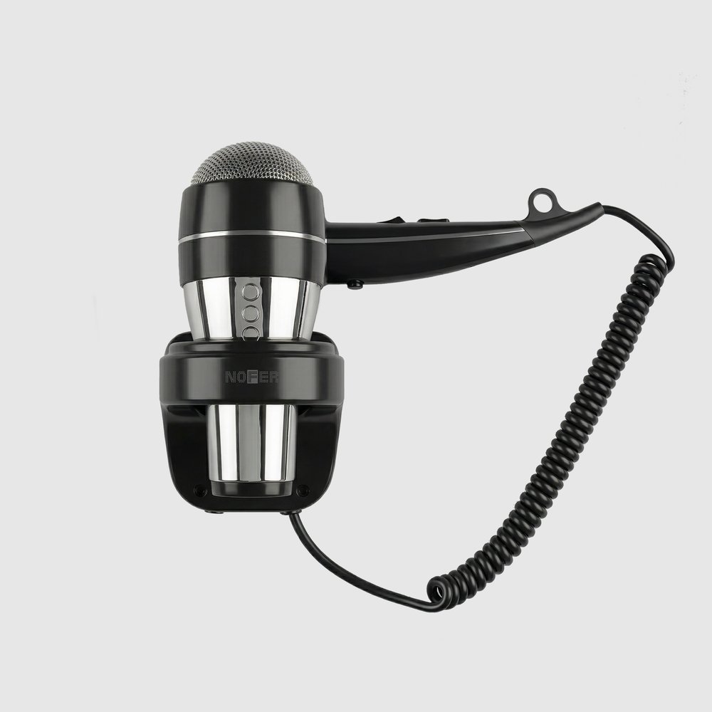 Фен настенный Nofer HOTEL LINE матовый 1800 W нерж. сталь 02058.S