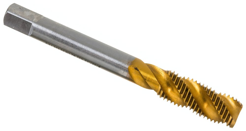 Метчик M10x1,25 HSS M2 TiN спиральный ПрофОснастка №434 арт. 50221034