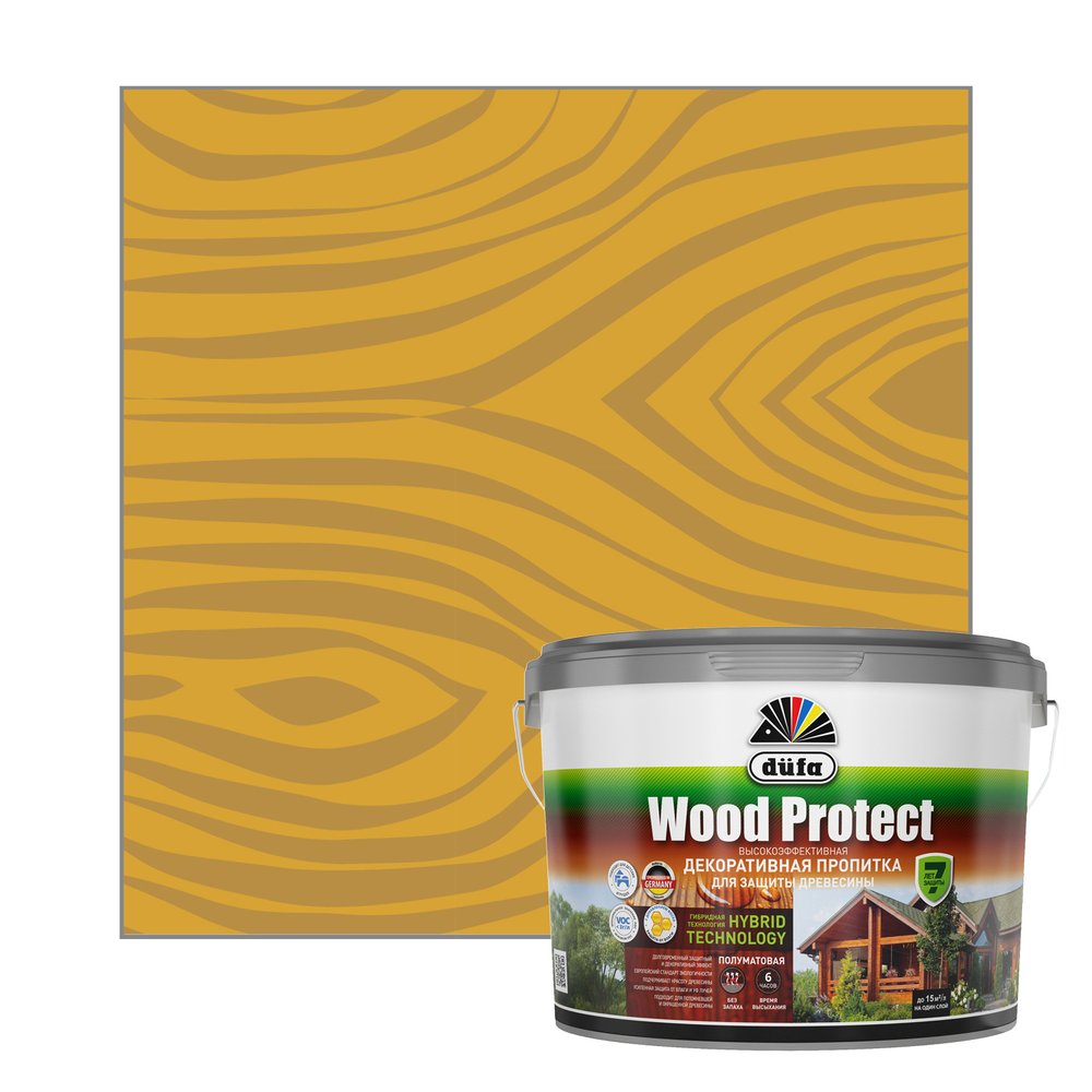 Пропитка для защиты древесины Dufa Wood Protect сосна 2,5 л МП000015773