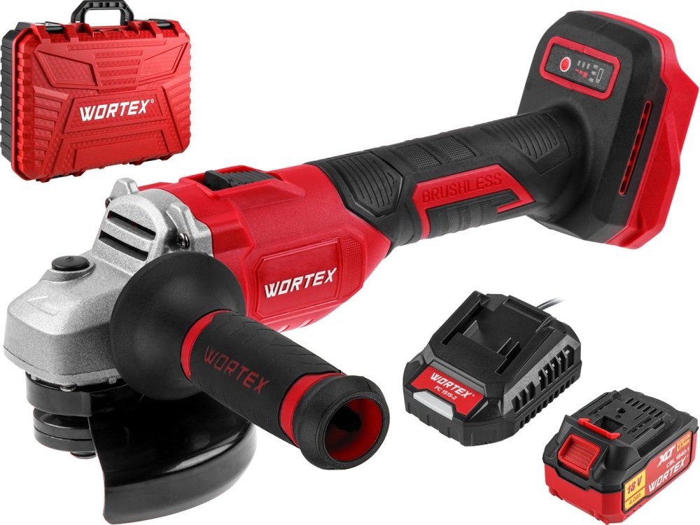 Аккумуляторная угловая шлифмашина WORTEX CAG 1812-1 E ALL1 0329192