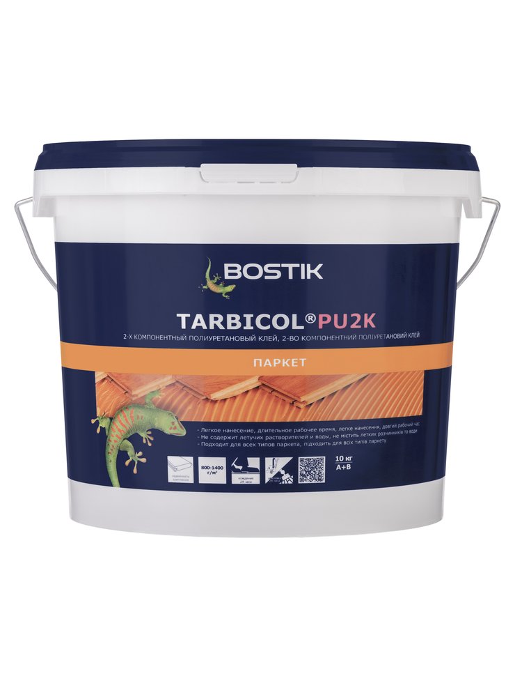 Двухкомпонентный полиуретановый клей для паркета Bostik TARBICOL PU 2K 10 кг 50615386
