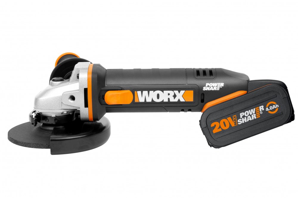 Аккумуляторная угловая шлифмашина WORX WX803