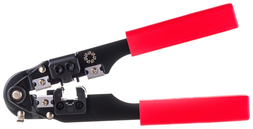 Обжимные клещи для обжима коннекторов и зачистки витой пары 5bites RJ-45 8P8C LY-T210C
