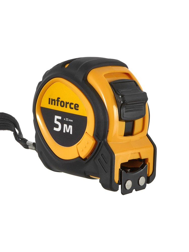 Рулетка с тройным стопом Inforce 5Х25 06-11-71