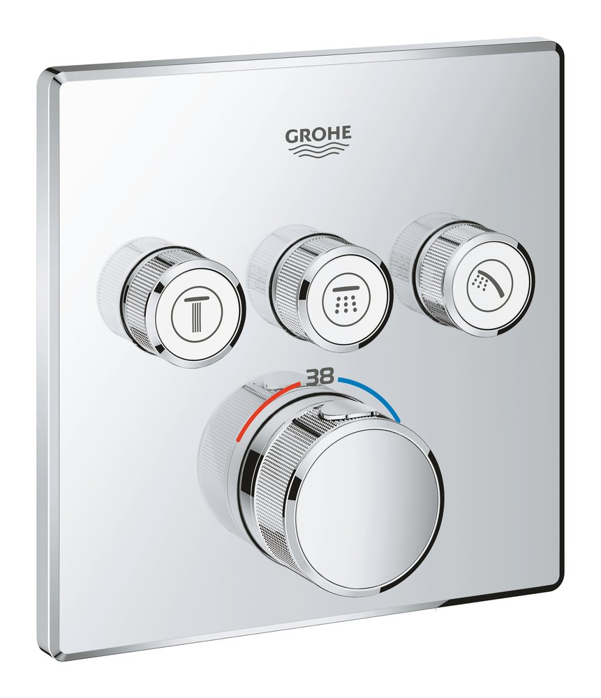 Термостат для ванны и душа GROHE Grohtherm SmartControl комплект верхней монтажной части 29126000
