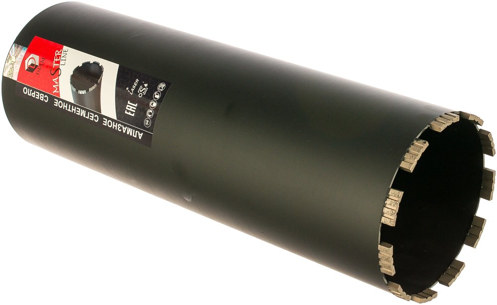 Сверло алмазное сегментное мокр. Diam 140x400х11x1,1/4UNC серия Мастер (бетон) 312017