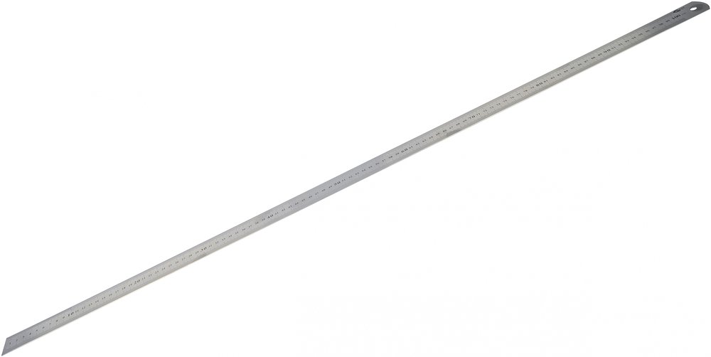 Линейка металлическая с двусторонней шкалой GRIFF, 1000мм D112020