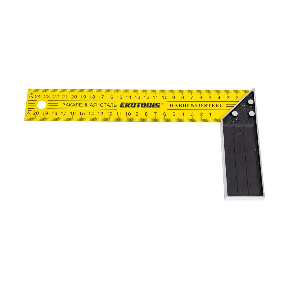 Столярный угольник EKOTOOLS металлический, 250 мм 6035125