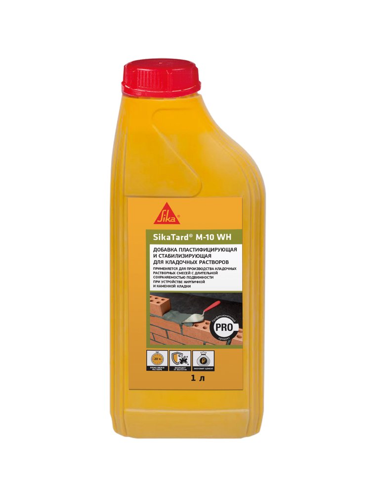 Комплексная добавка для кладочных растворов SIKA Tard M-10 WH Канистра 1л. 670395