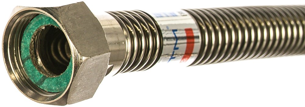 Подводка для газа СТМ ГАЗ сильфонная, 3/4', гайка-гайка, 200 см CGHF3420
