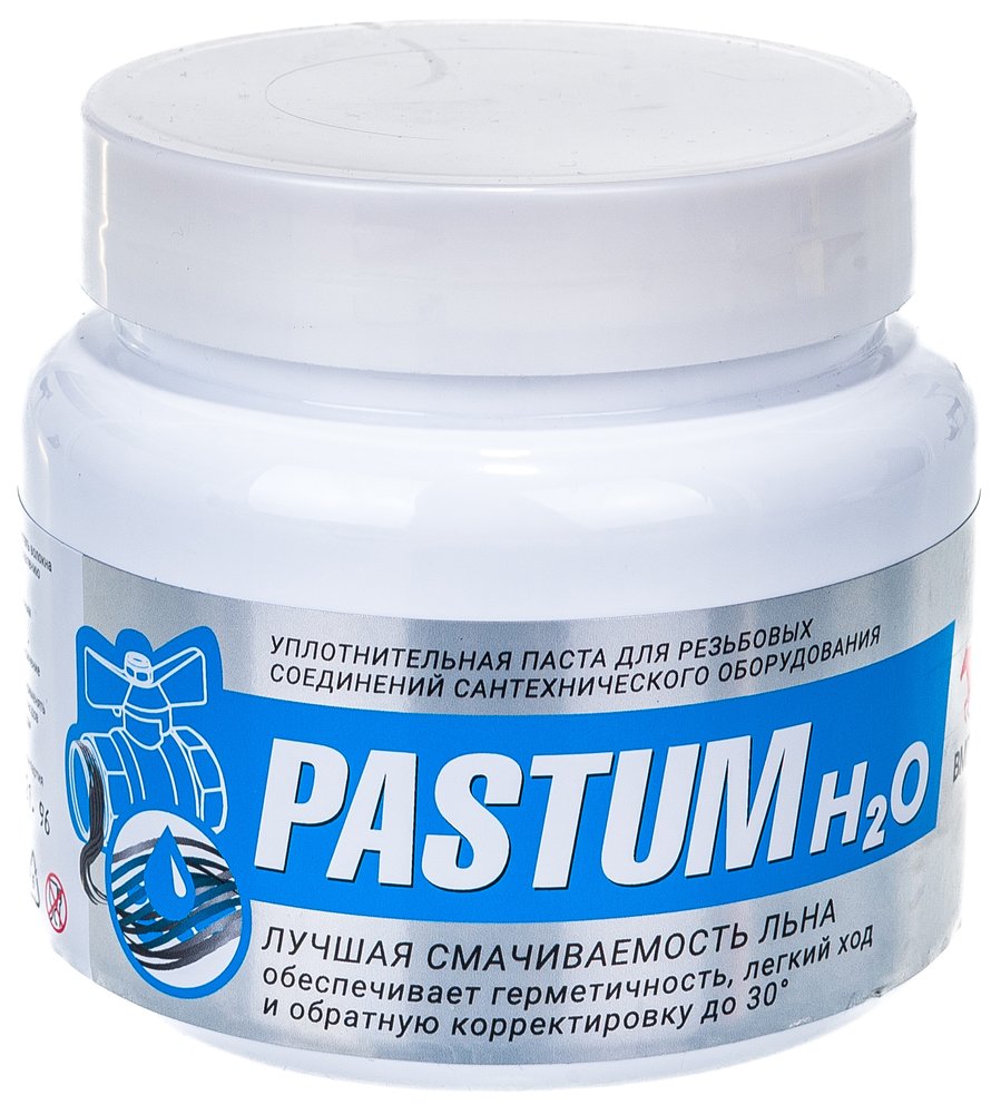 Паста для сантехнического оборудования ВМПАВТО Pastum H2O, 400 г, банка 8107