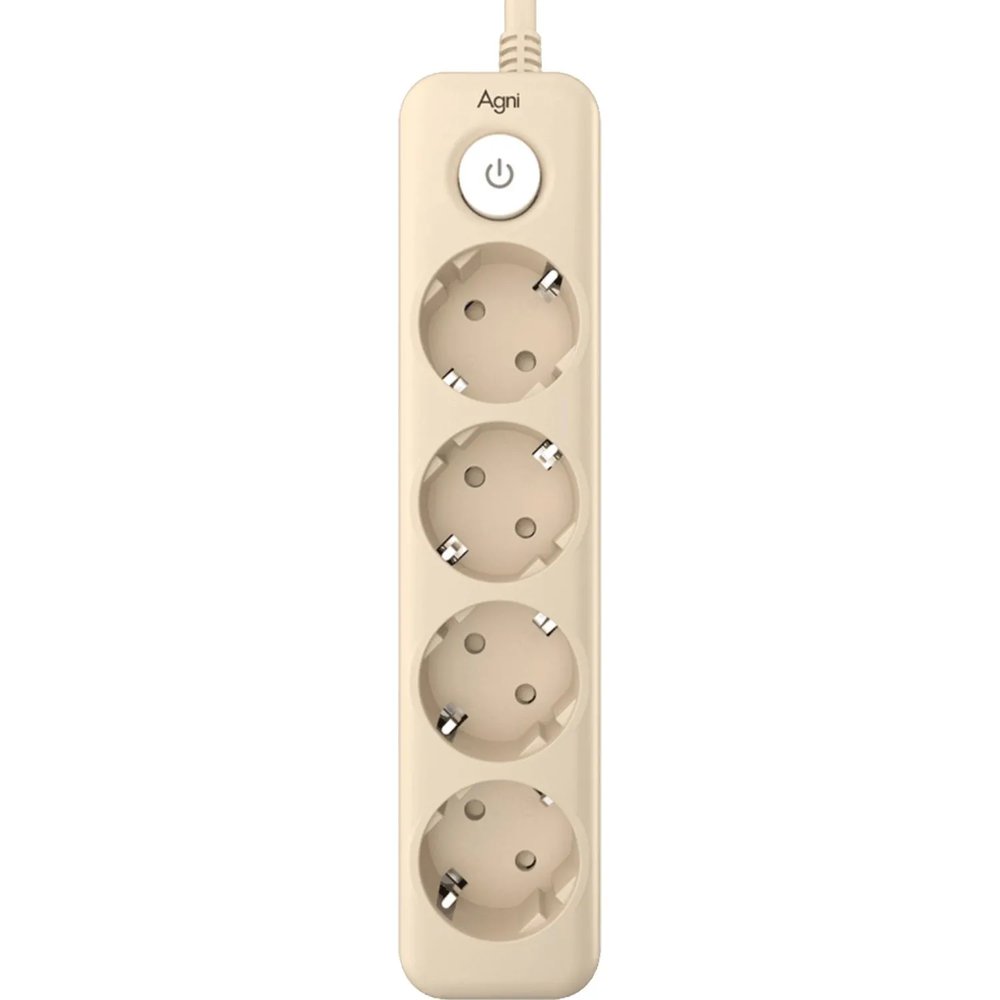 Сетевой фильтр AGNI 4/3м,слоновая кость(TP-FD4E-3m-ivory)