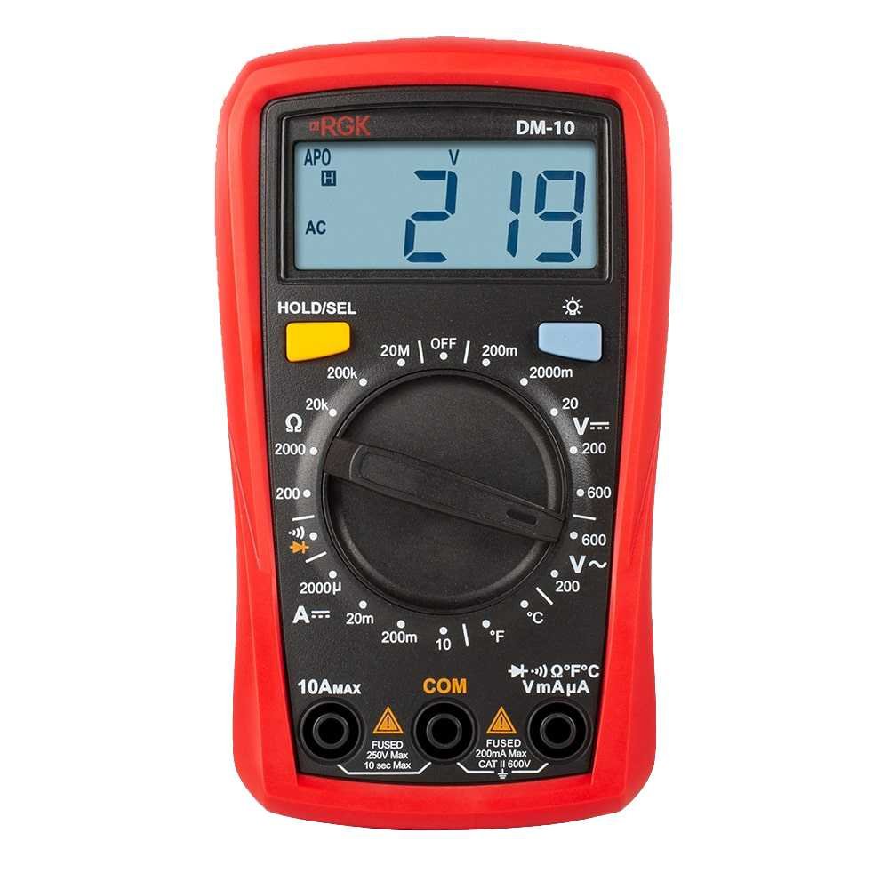 Цифровой мультиметр RGK DM-10 с поверкой 779623