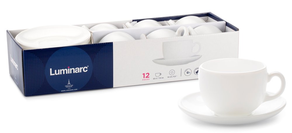Набор чайный LUMINARC ЭССЕНС 12 предметов, 220 мл P6433