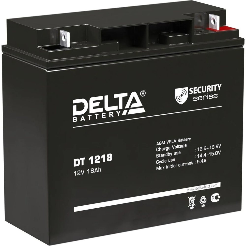 Батарея для ИБП Delta DT 1218  12/18 В/Ач 181х76х168