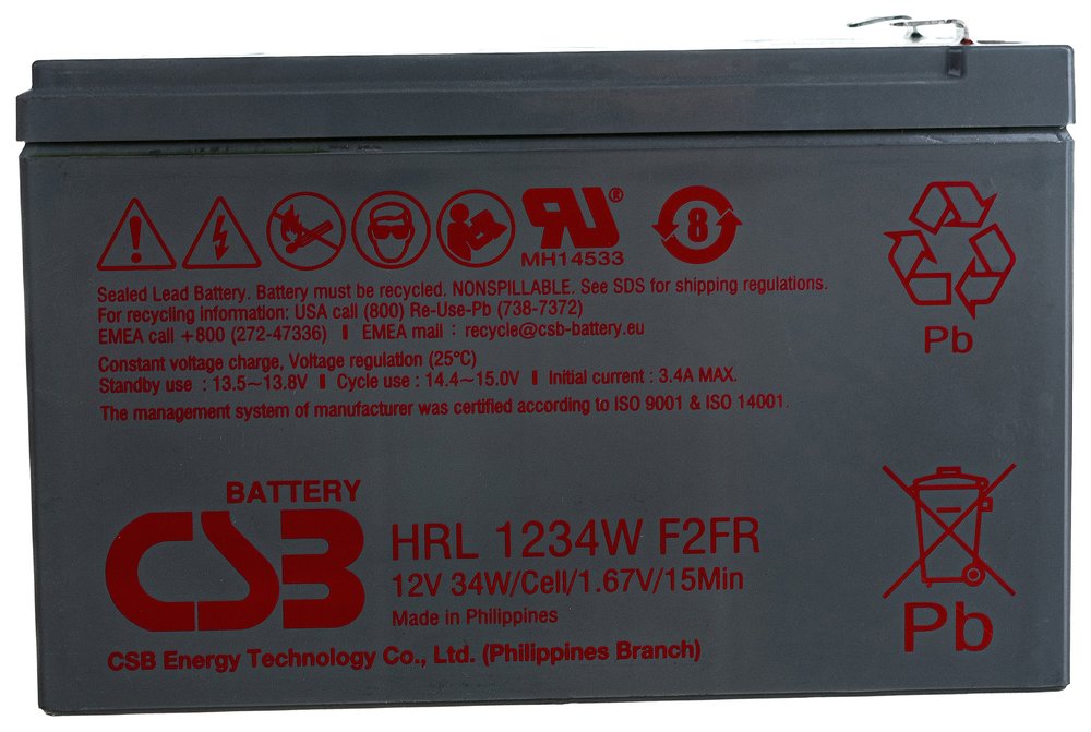 Аккумулятор для ИБП CSB HRL1234W F2 FR УТ-00000128