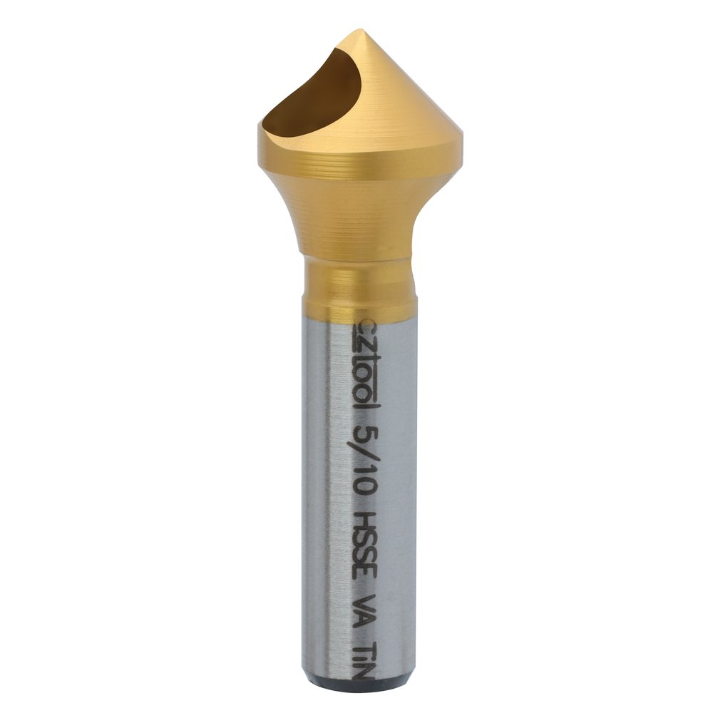 Зенковка с отверстием (14х8х46 мм, размер 5/10, 90°, HSSE-TiN VA) Bucovice Tools 893010