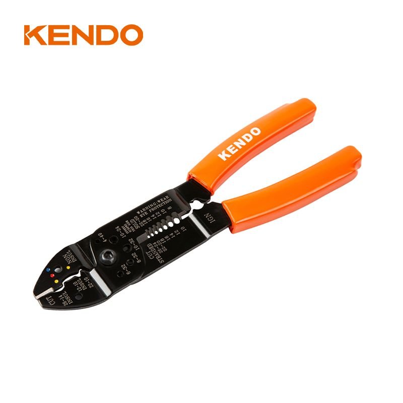 Электромонтажные многофункциональные клещи 6 в 1 KENDO 0,75-6 мм2, 210 мм 11704