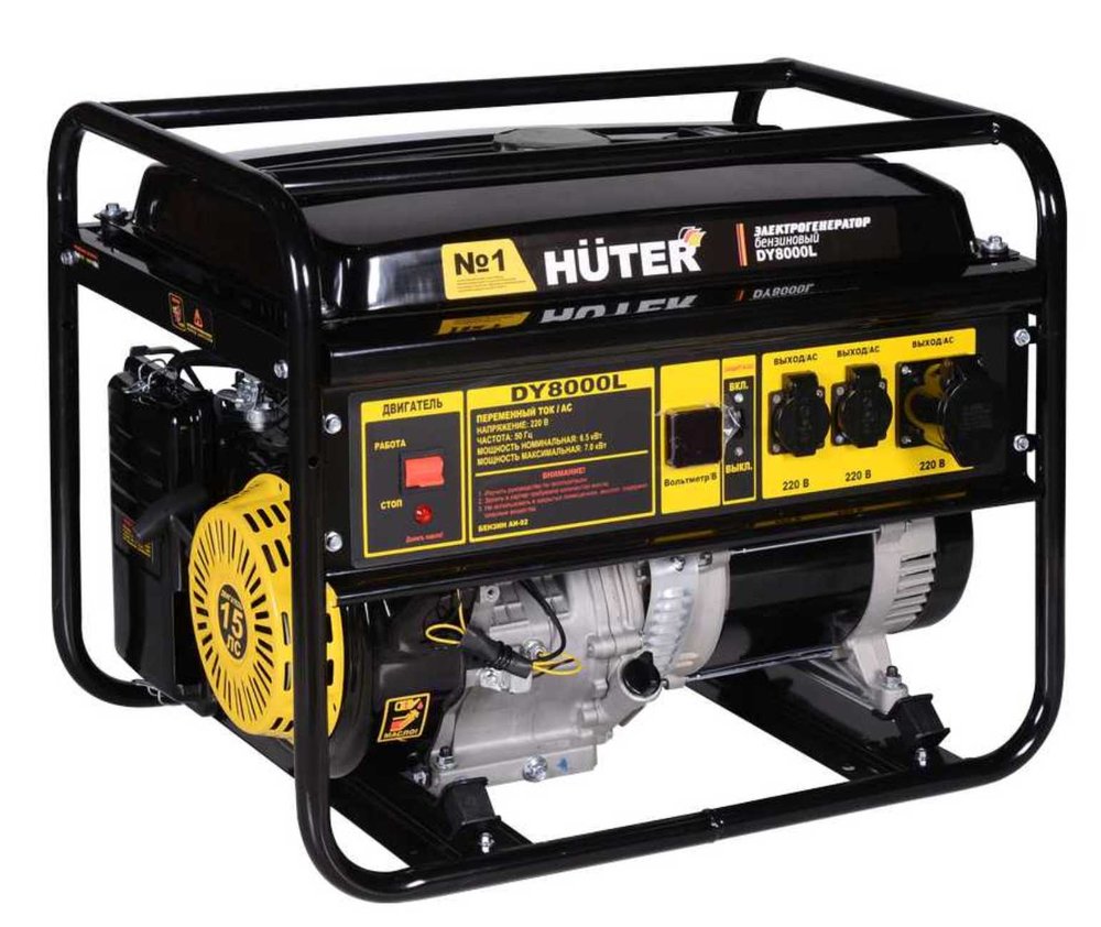 Бензиновый генератор Huter DY8000L 64/1/33
