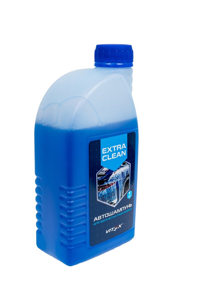 Автошампунь для бесконтактной мойки Extra Clean синий, шампунь концентрат 1кг VITEX v903901