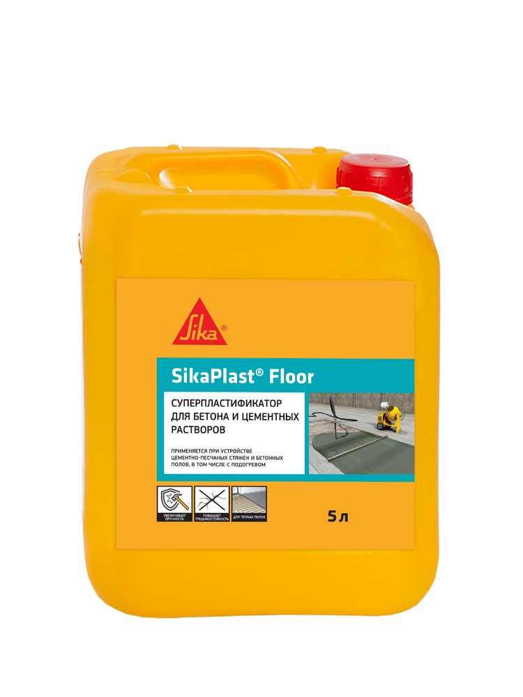Суперпластификатор для полов SIKA Plast Floor Канистра 5л. 521302