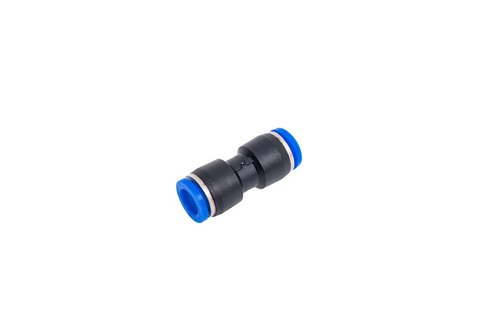 Фитинг прямой трубка 8 мм-8 мм, пластик BlackWeld 5302bw