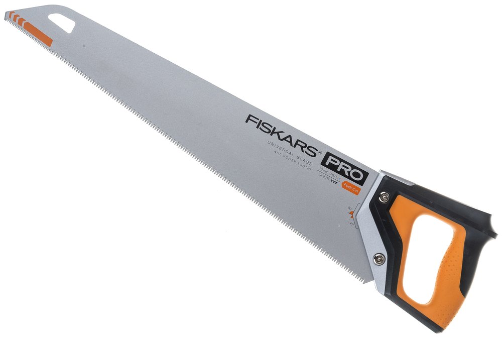 Ножовка по дереву PowerTooth 500 мм 9 зубьев на дюйм Fiskars 1062919