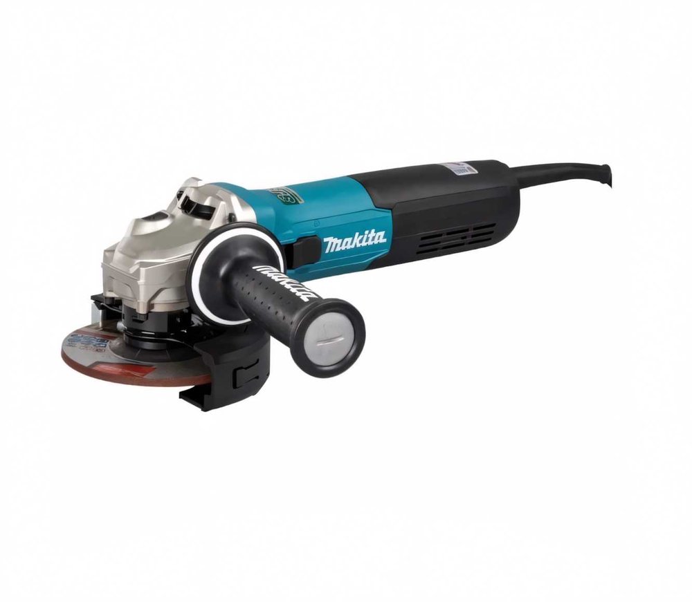 Углошлифовальная машина Makita 125 мм, 1900 Вт, 11500 об, SJSII, AFT, плавный пуск, поддержание оборотов под нагрузкой GA5092X01