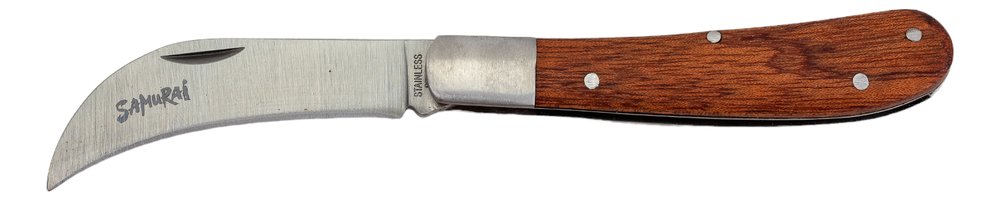 Прививочный складной нержавеющий нож SAMURAI IGKMP-68W