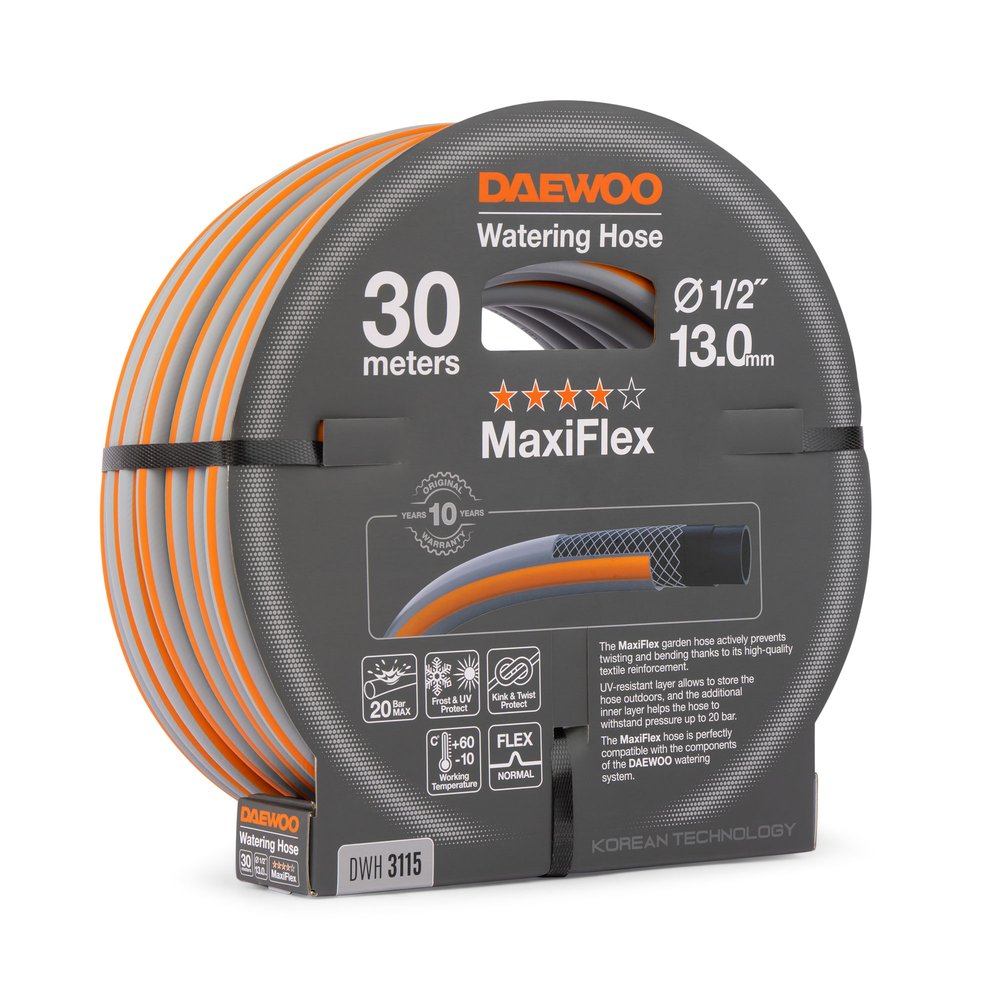 Шланг DAEWOO maxiflex диаметром 1/2 13 мм, 30 м DWH 3115