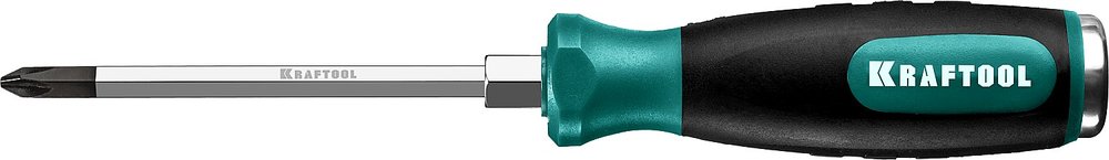 Ударная отвертка KRAFTOOL Impact PH 2 , сквозной стержень из Cr-Mo стали, 250034-2