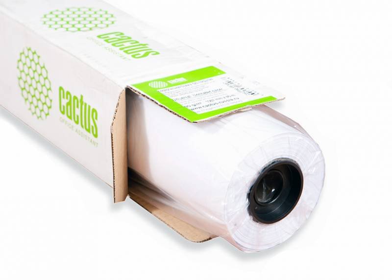 Калька CS-LFPTR-91445 A0+ 914мм-45м/90г/м2 для струйной печати втулка:50.8мм (2') (упак.:1рул) CACTUS 805980