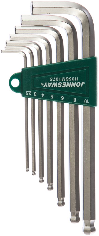 Комплект угловых шестиграников LONG Jonnesway H05SM107S