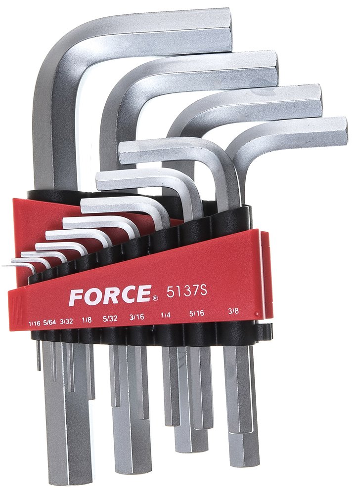 Набор дюймовых Г-образных шестигранников 1/16 -3/4 13 предметов FORCE 5137S