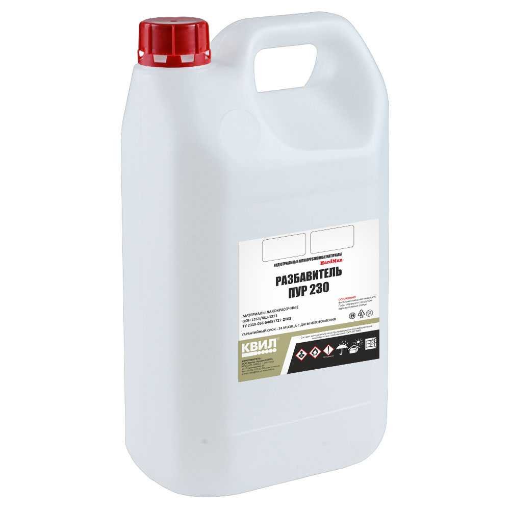 Разбавитель для полиуретановых ЛКМ HardMax ПУР 230 (бан 8 кг) 4690417091850