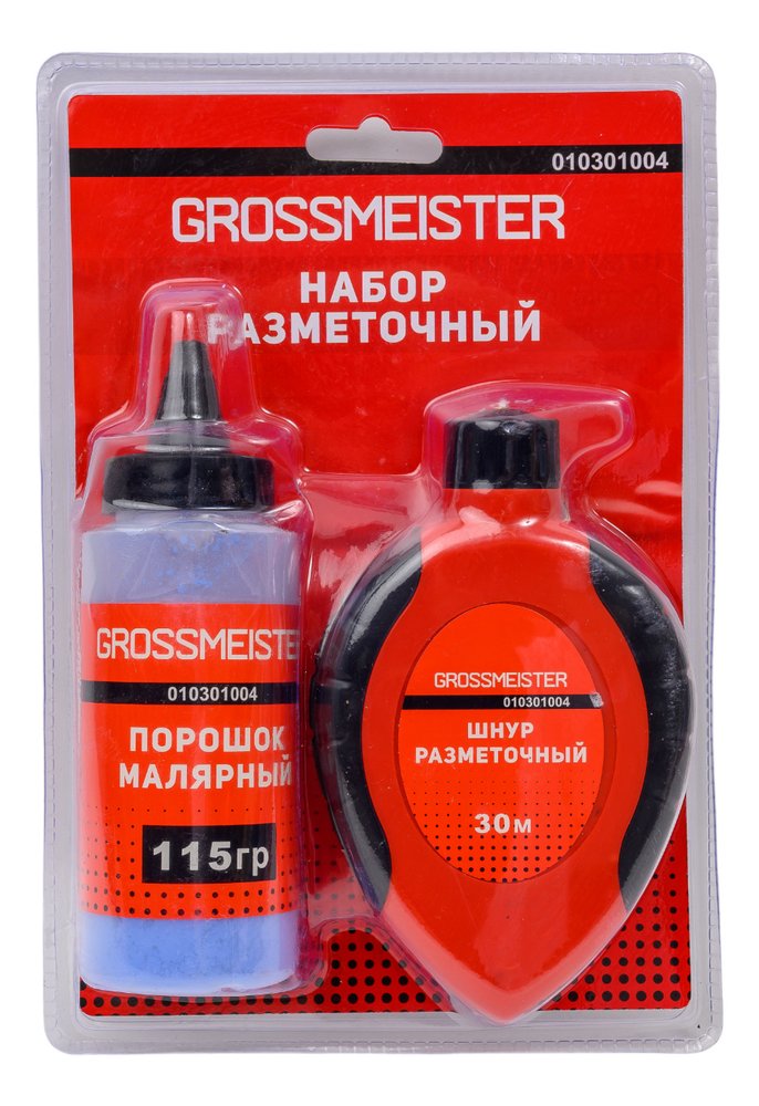 Набор 'Шнур малярный + порошок 115 гр' GROSSMEISTER 010301004