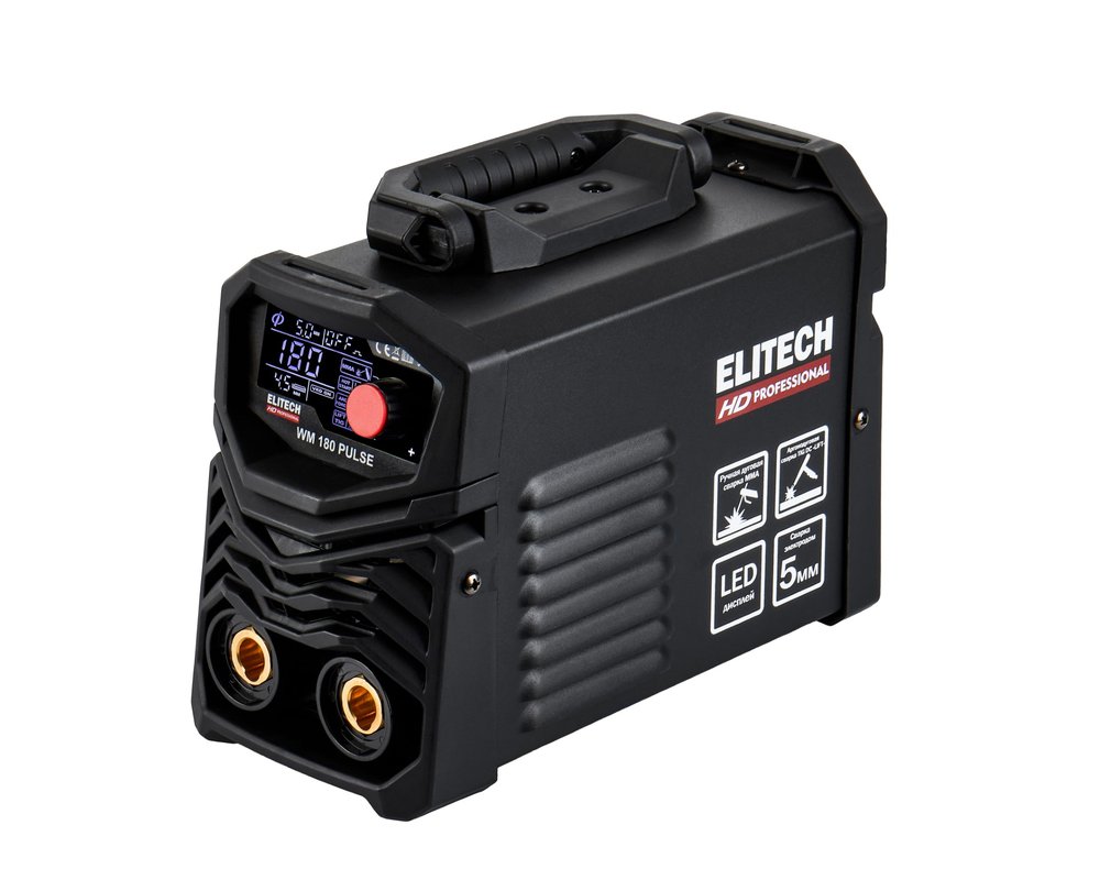 Инверторный сварочный аппарат Elitech HD WM 180 Pulse 204465