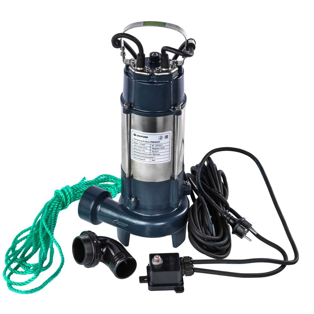 Фекальный насос UNIPUMP FEKACUT V750DF