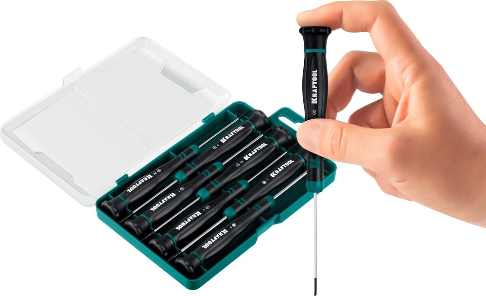 Набор отверток KRAFTOOL Precision 7 предметов 25686