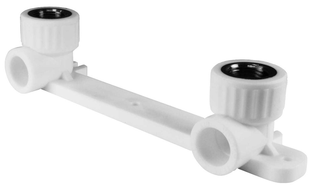 Комплект настенный для смесителя Valfex 25x3/4' в.р., белый 10124325