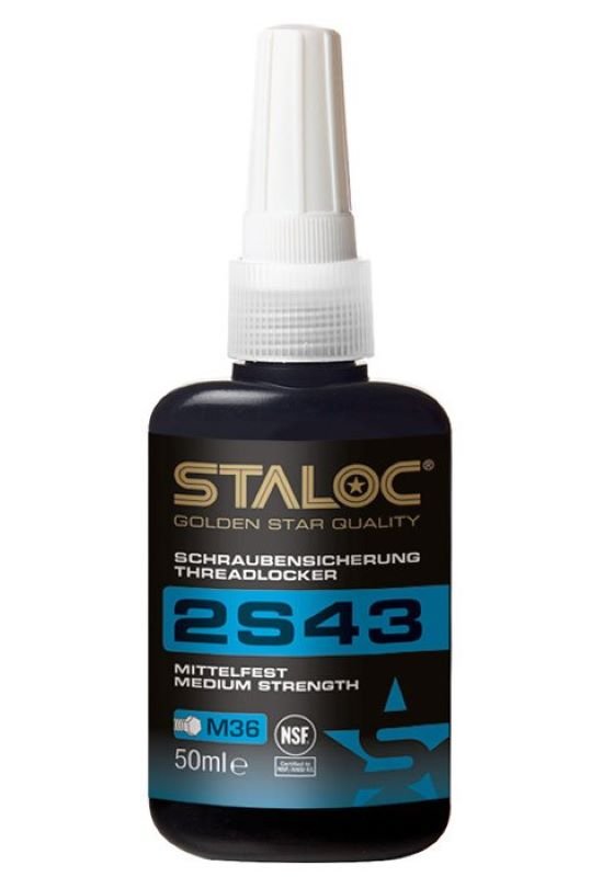 Фиксатор резьбовых соединений средней прочности STALOC 2s43 50 мл 104408945